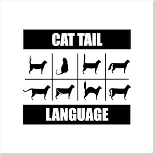 Cat Tail Language Posters and Art